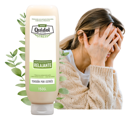 Quidol Stress 150g. | Ungüento Relajante para Cuello y Nuca – Alivia la Tensión, Reduce el Estrés y Ayuda a Dormir Mejor