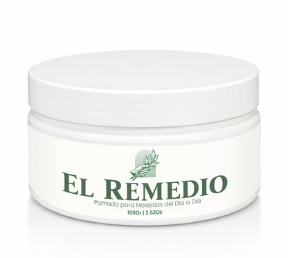 El Remedio 100gr – Pomada para Dolor Muscular y Golpes con Alivio Rápido