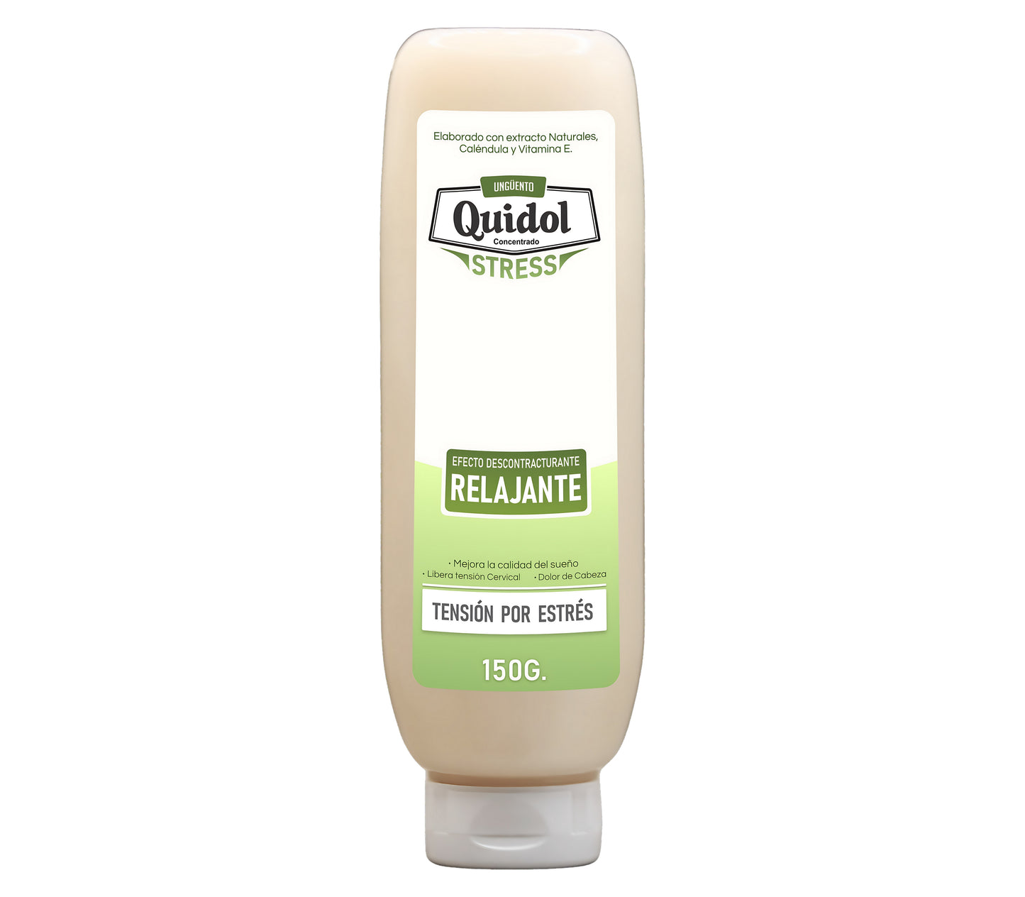 Quidol Stress 150g. | Ungüento Relajante para Cuello y Nuca – Alivia la Tensión, Reduce el Estrés y Ayuda a Dormir Mejor