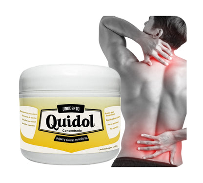Quidol Ungüento 120gr. |  Alivio Rápido para Dolor Muscular, Articular y Golpes – Efecto Frío y Calor