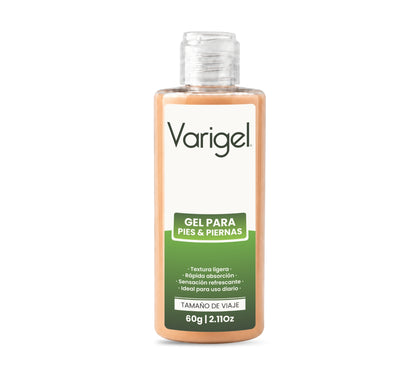 Varigel 60 g | Gel refrescante para piernas cansadas, pesadez y sensación de fatiga