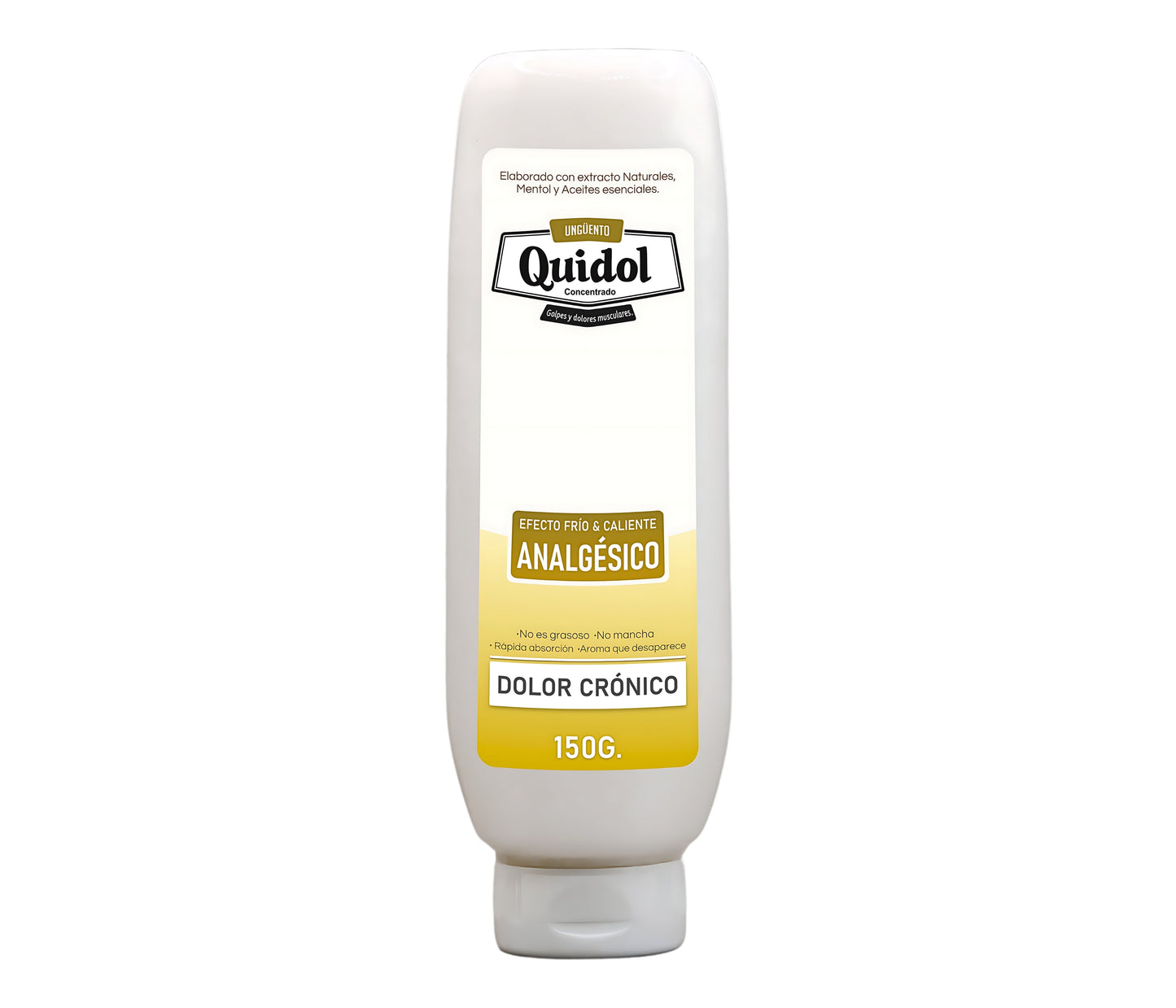 Quidol Ungüento 150gr. | Alivio Rápido para Dolor Muscular, Articular y Golpes – Efecto Frío y Calor