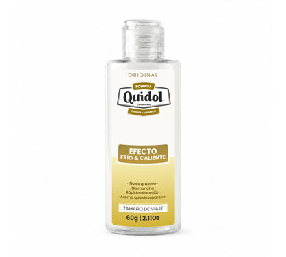 Quidol Original 60 g | Crema corporal de sensación frío-calor para molestias musculares y articulares