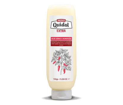 Quidol Extra 150gr. | Alivio Potente para Neuropatía, Dolor Nervioso y Articular – Fórmula Avanzada con Capsaicina, MSM y GABA