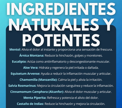 Quidol Ice 150gr. | Gel Extra Frío para Alivio Inmediato de Dolor Muscular y Articular – Efecto Cooling Intenso con Mentol, Árnica y Aloe Vera
