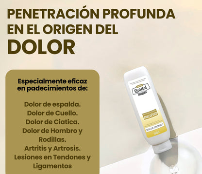 Quidol Ungüento 150gr. | Alivio Rápido para Dolor Muscular, Articular y Golpes – Efecto Frío y Calor