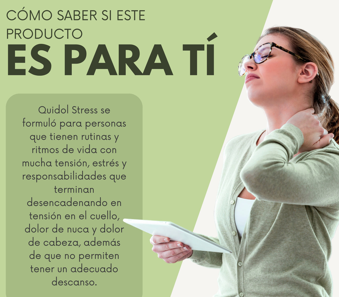 Quidol Stress 150g. | Ungüento Relajante para Cuello y Nuca – Alivia la Tensión, Reduce el Estrés y Ayuda a Dormir Mejor