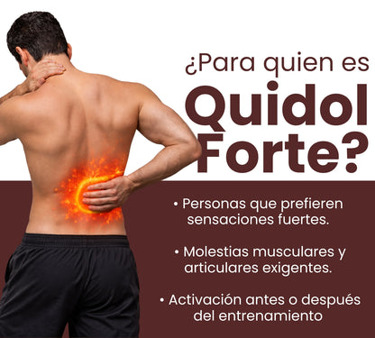 Quidol Forte Ungüento 100gr. – Calor Extremo de Acción Profunda para Músculos y Articulaciones