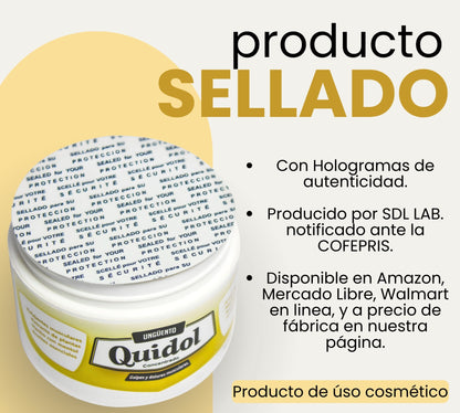 Quidol Ungüento 120gr. |  Alivio Rápido para Dolor Muscular, Articular y Golpes – Efecto Frío y Calor