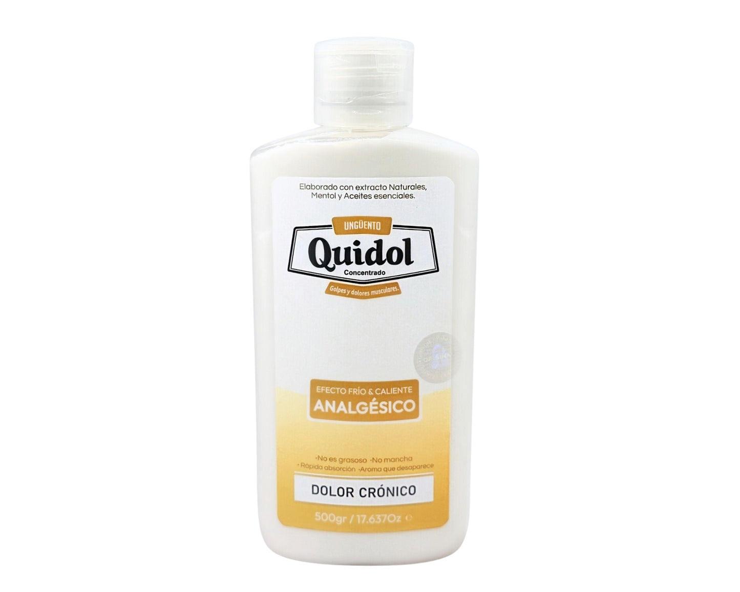 Quidol Ungüento 475gr. | Alivio Rápido para Dolor Muscular, Articular y Golpes – Efecto Frío y Calor