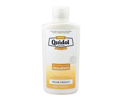 Quidol Ungüento 475gr. | Alivio Rápido para Dolor Muscular, Articular y Golpes – Efecto Frío y Calor