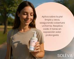 Soléva 250ml | FPS 30 Hidratación Profunda. Protección Inteligente.