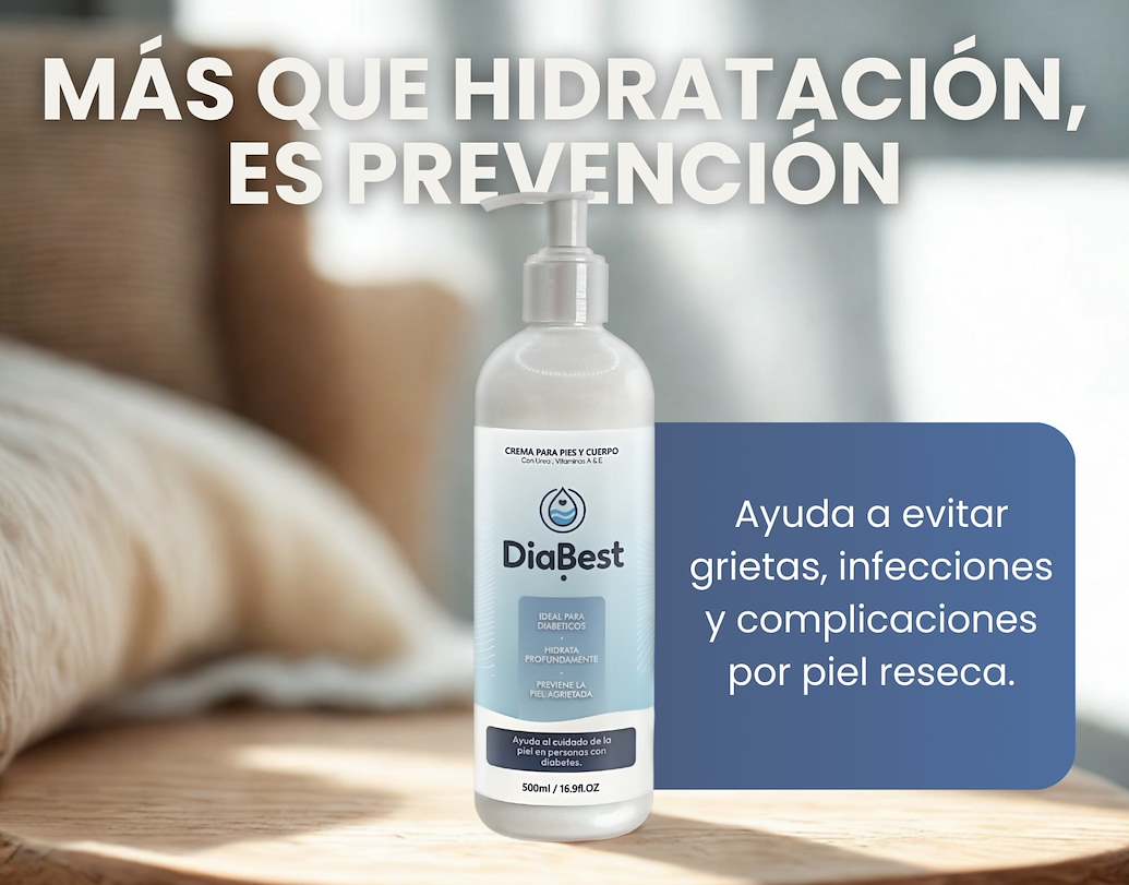 DiaBest 500ml | Hidratación Intensiva para Piel Seca y Delicada
